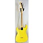 Used Fender Used Fender Tom Delonge Signature Strat Yellow Solid Body Electric Guitar