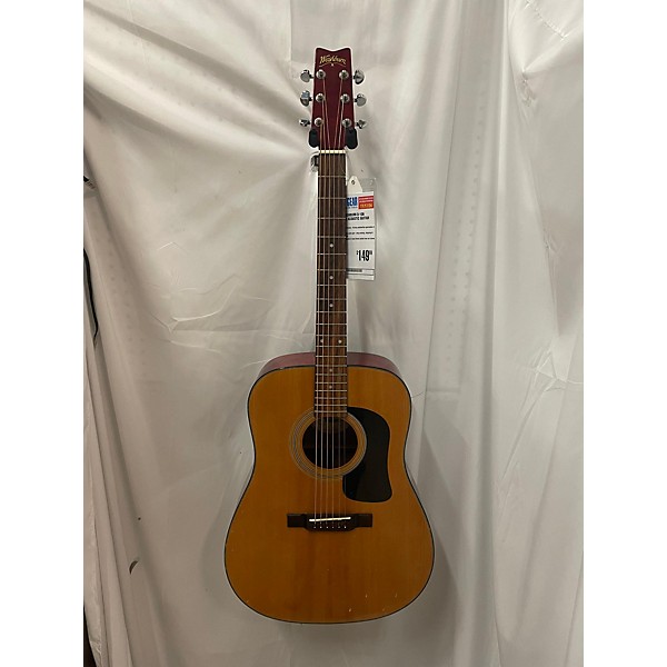 Used Washburn Used Washburn D-10N Natural Acoustic Guitar