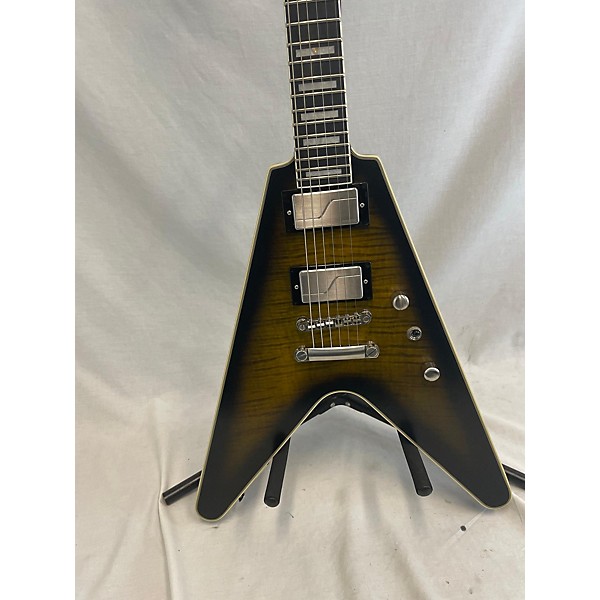 Used Epiphone Used Epiphone EIVYYTABNH1 FLYING V PROPHECY Brown Sunburst Solid Body Electric Guitar