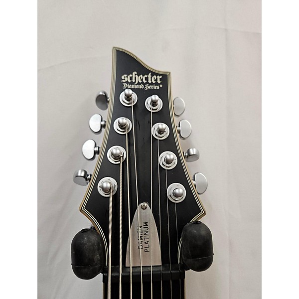 Used Schecter Guitar Research Used Schecter Guitar Research Damien Platinum 8 String Satin Black Solid Body Electric Guitar