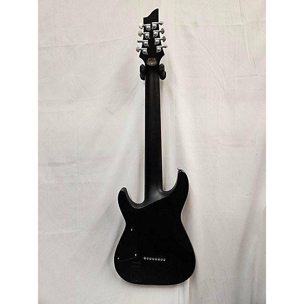 Used Schecter Guitar Research Used Schecter Guitar Research Damien Platinum 8 String Satin Black Solid Body Electric Guitar