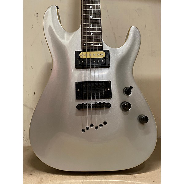 Used Schecter Guitar Research Used Schecter Guitar Research C1 Diamond Series Gray Solid Body Electric Guitar