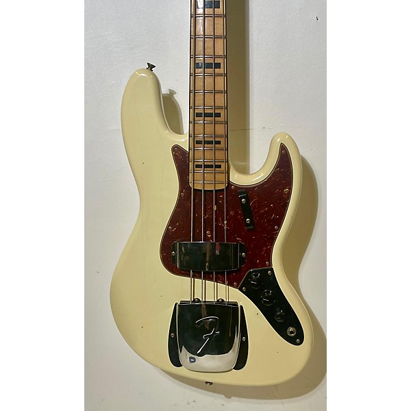 Used Fender Used Fender Custom Shop 1968 Jazz Bass Olympic White Electric Bass Guitar