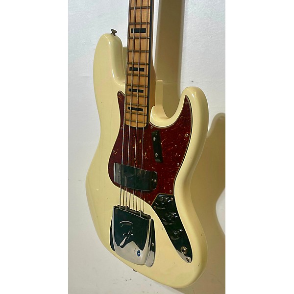 Used Fender Used Fender Custom Shop 1968 Jazz Bass Olympic White Electric Bass Guitar