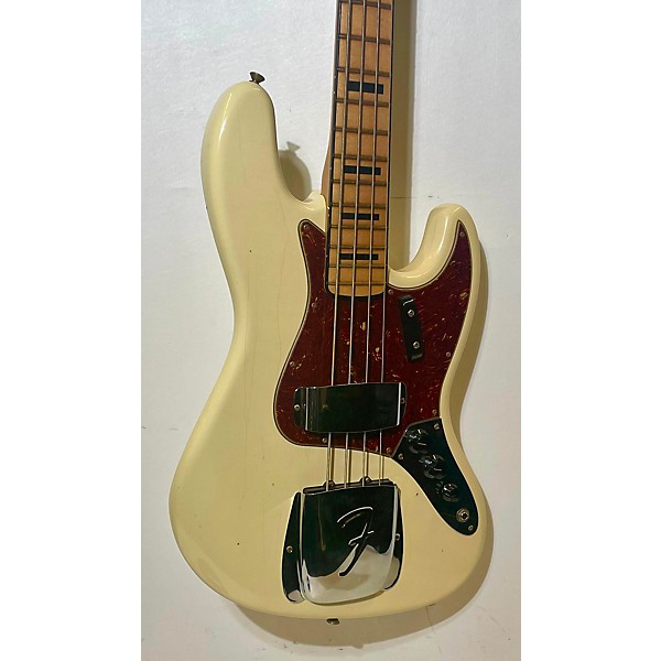 Used Fender Used Fender Custom Shop 1968 Jazz Bass Olympic White Electric Bass Guitar