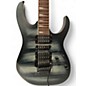 Used Ibanez rG470DX Black and Silver Solid Body Electric Guitar