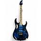 Used Ibanez Used Ibanez JEM77P Steve Vai Signature Blue Floral Pattern Solid Body Electric Guitar thumbnail