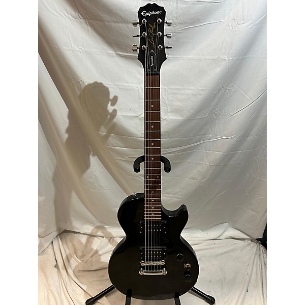 Used Epiphone Used Epiphone Les Paul Special II Black Solid Body Electric Guitar