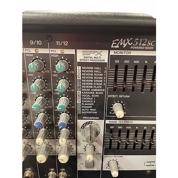 Used Yamaha Used Yamaha EMX512SC Powered Mixer