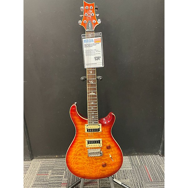 Used PRS Used PRS SE Custom 24 QUITED HONEY BURST Solid Body Electric Guitar