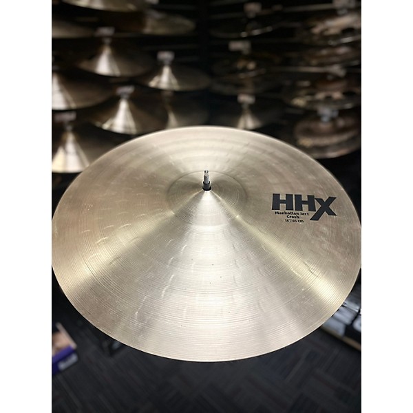 Used SABIAN Used SABIAN 18in HHX Manhattan Jazz Crash Cymbal