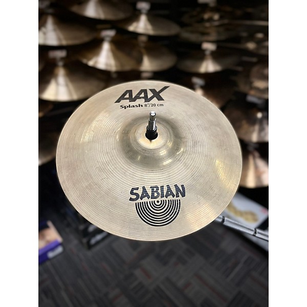 Used SABIAN Used SABIAN 8in AAX Splash Brilliant Cymbal