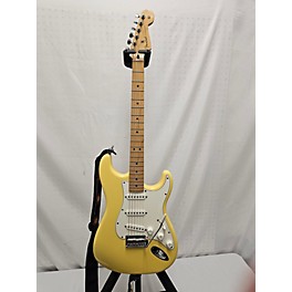 Used Fender Used Fender Stratocaster Yellow Solid Body Electric Guitar