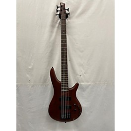 Used Ibanez Used Ibanez SR505E 5 String Brown Mahogany Electric Bass Guitar