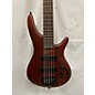 Used Ibanez Used Ibanez SR505E 5 String Brown Mahogany Electric Bass Guitar