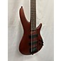 Used Ibanez Used Ibanez SR505E 5 String Brown Mahogany Electric Bass Guitar