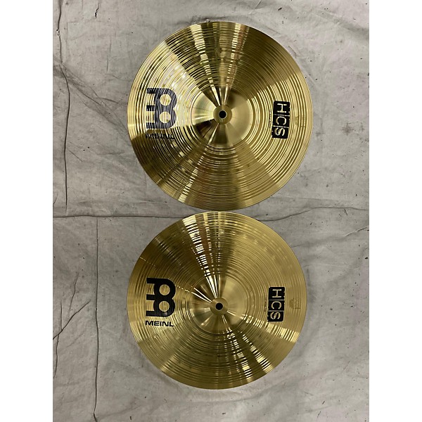 Used MEINL 13in HCS Hi Hat Pair Cymbal