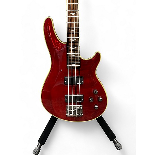 Used Schecter Guitar Research Used Schecter Guitar Research Omen Extreme 4 String Red Electric Bass Guitar