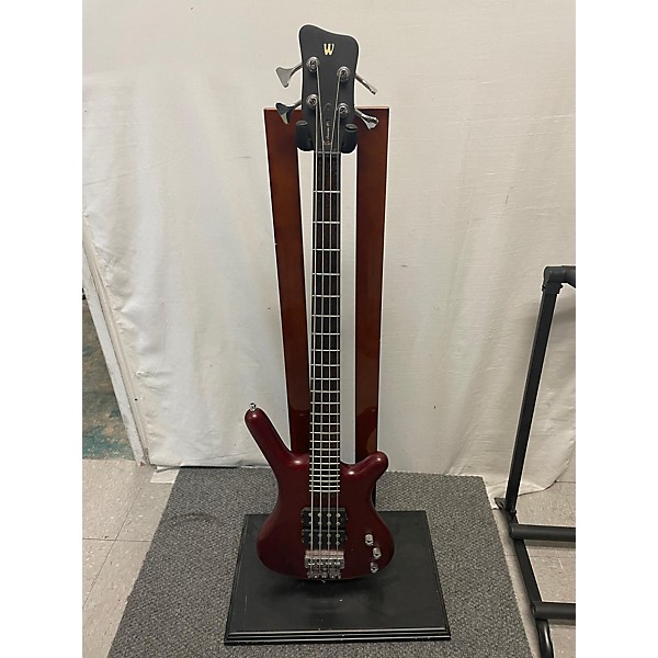 Used Warwick Used Warwick Corvette 4 String Trans Red Electric Bass Guitar