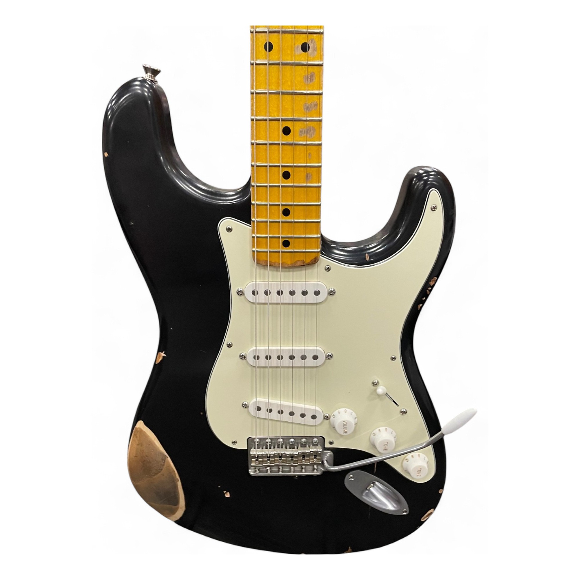Nash S57 Guitar, 2-Tone Burst, Extra Heavy Aging, Gold