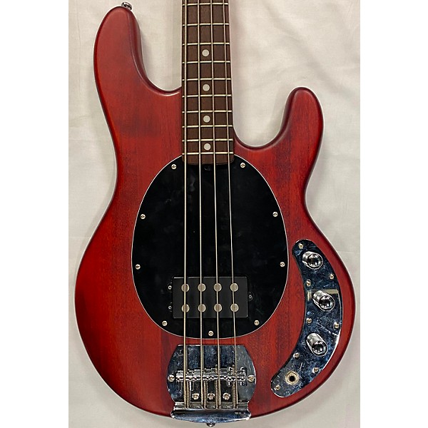 Used Sterling by Music Man Used Sterling By Music Man Stingray Sub Series Red Electric Bass Guitar