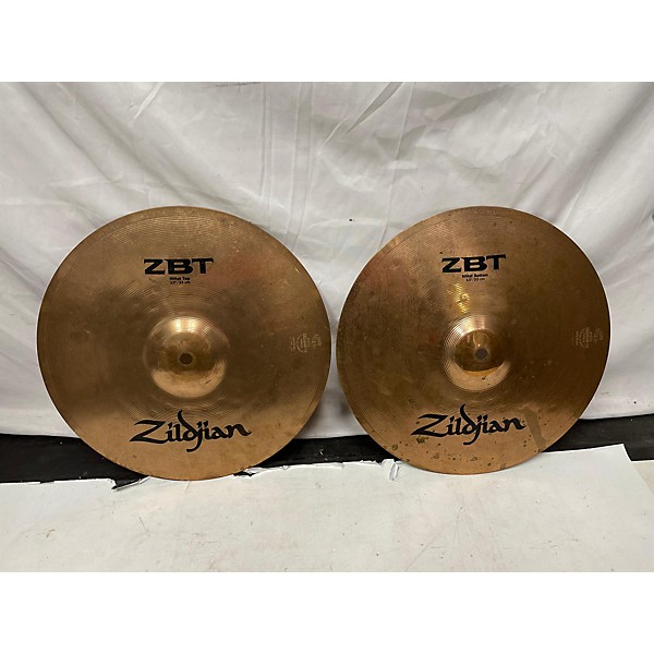 Used Zildjian 14in ZBT Hi Hat Pair Cymbal