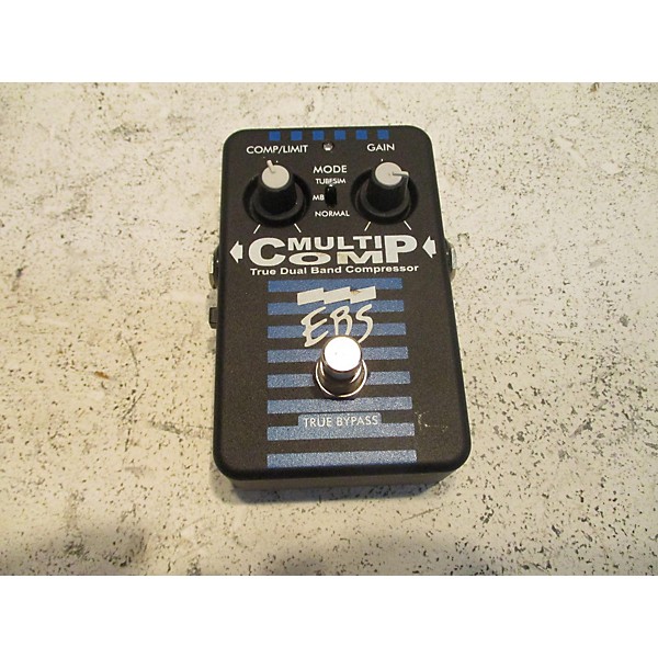 Used EBS Used EBS MultiComp True Dual Band Compressor Bass Effect Pedal