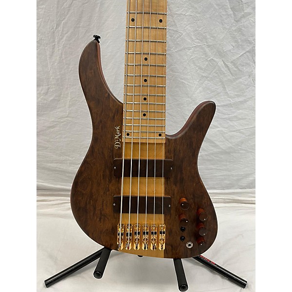 Used Used DMark Alpha 6 Exotic Imbuia Mahogany Electric Bass Guitar