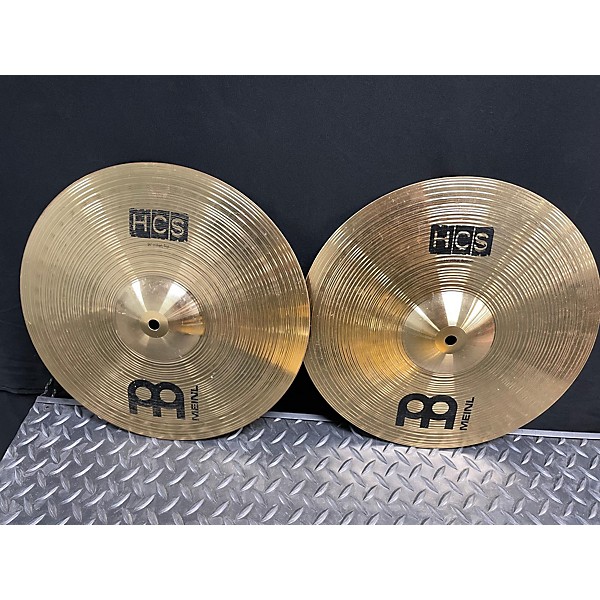 Used MEINL 14in HCS Hi Hat Pair Cymbal