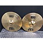 Used MEINL 14in HCS Hi Hat Pair Cymbal thumbnail