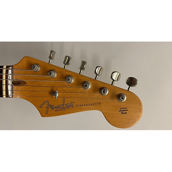 Used Fender Used Fender American Standard Stratocaster 3 Color Sunburst Solid Body Electric Guitar