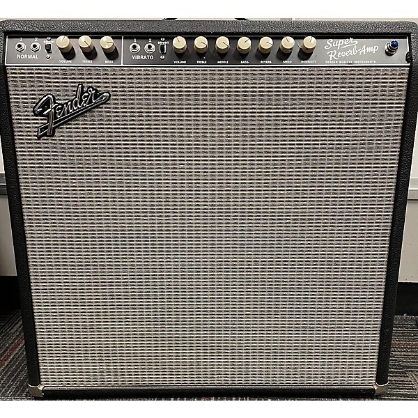 Used Fender Used Fender 1965 Reissue Super Reverb 45W 4x10 Tube Guitar Combo Amp