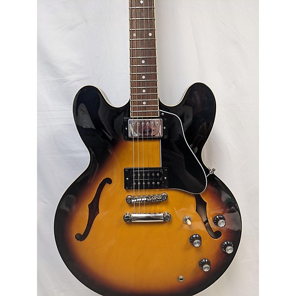 Used Epiphone Used Epiphone ES335 Tobacco Burst Hollow Body Electric Guitar