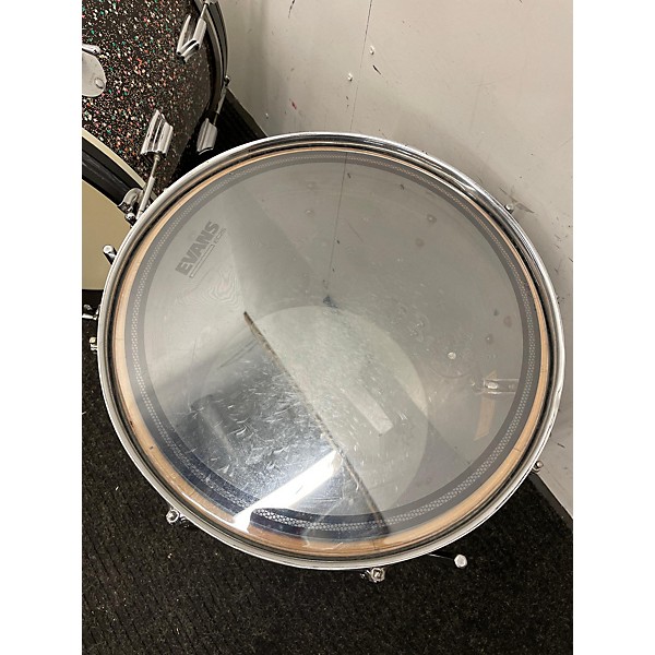 Vintage 1960s Rogers 3 Piece Holiday Kit Mardi Gras Drum Kit