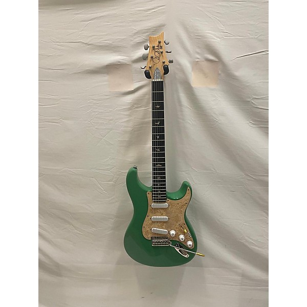 Used PRS Used PRS SE Silver Sky Green Solid Body Electric Guitar