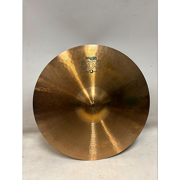 Used Paiste 16in 505 Crash Cymbal