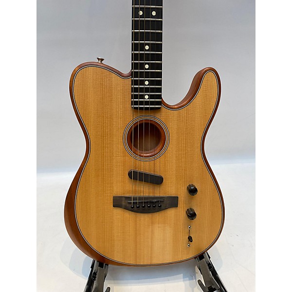 Used Fender Used 2022 Fender American Acoustasonic Telecaster Natural Acoustic Electric Guitar