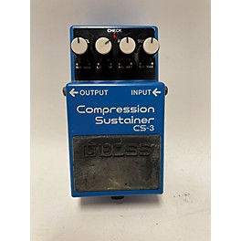 Used BOSS CS3 Compressor Sustainer Effect Pedal