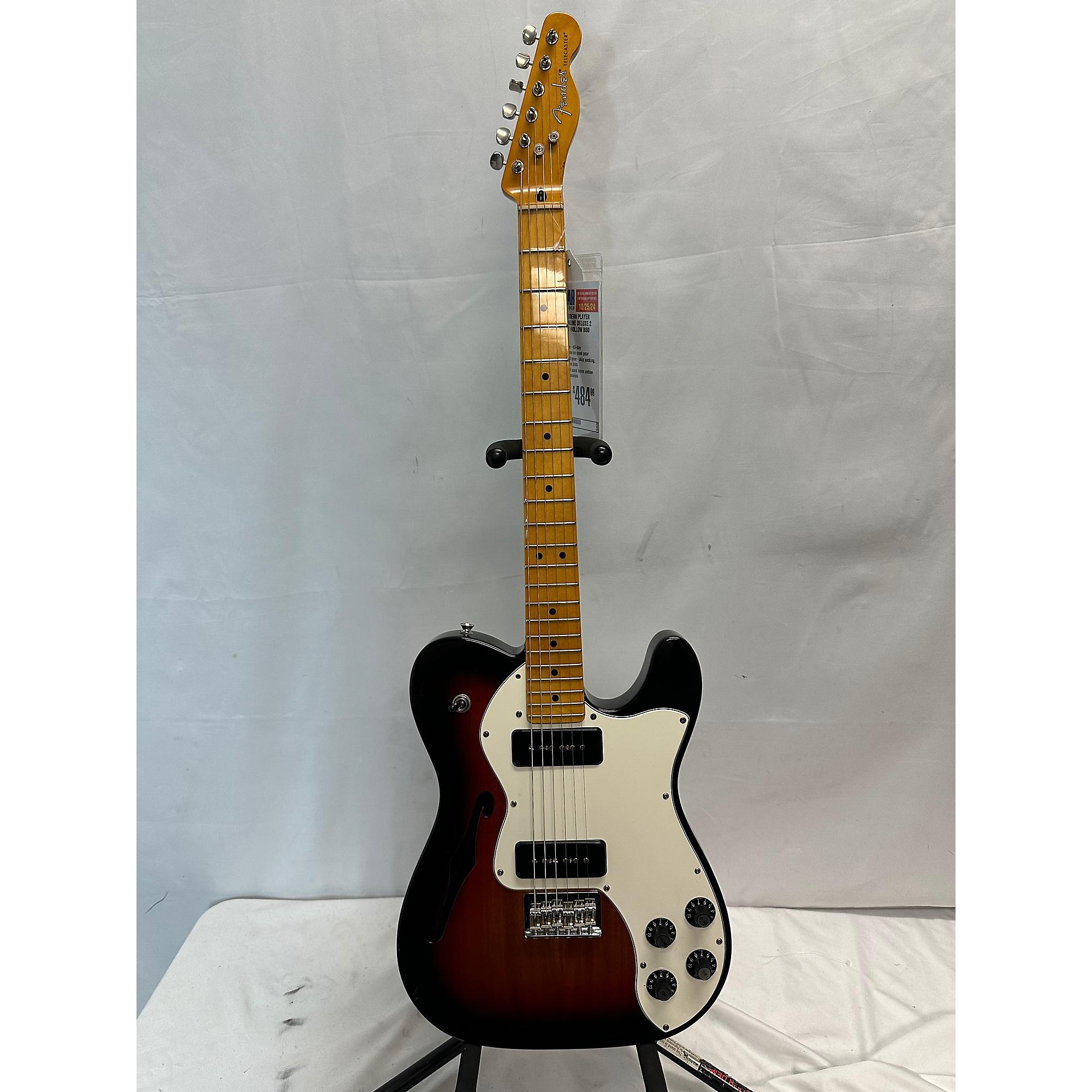 Used Fender Used Fender Modern Player Telecaster Thinline Deluxe 2 Color  Sunburst Hollow Body Electric Guitar 2 Color Sunburst | Guitar Center