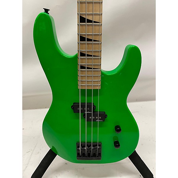 Used Jackson Used Jackson JS 1M Neon Green Electric Bass Guitar