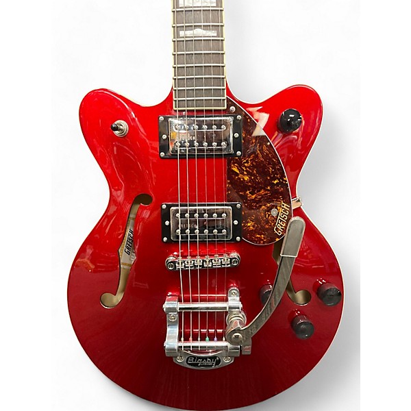 Used Gretsch Guitars Used Gretsch Guitars G5427T Red Hollow Body Electric Guitar