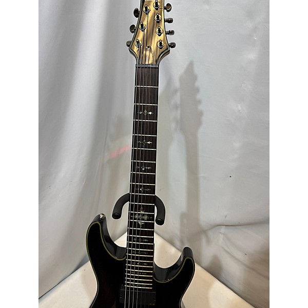 Used Schecter Guitar Research Used Schecter Guitar Research Damien Elite 7 Black Solid Body Electric Guitar