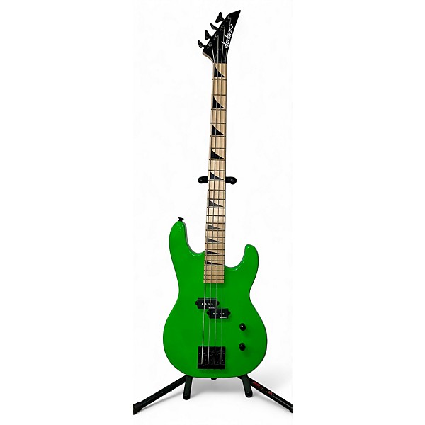 Used Jackson Used Jackson js1m Neon Green Electric Bass Guitar