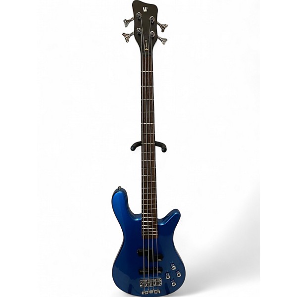 Used RockBass By Warwick STREAMER LX-4 Blue Electric Bass Guitar