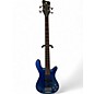 Used RockBass By Warwick STREAMER LX-4 Blue Electric Bass Guitar