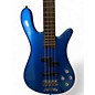 Used RockBass By Warwick STREAMER LX-4 Blue Electric Bass Guitar