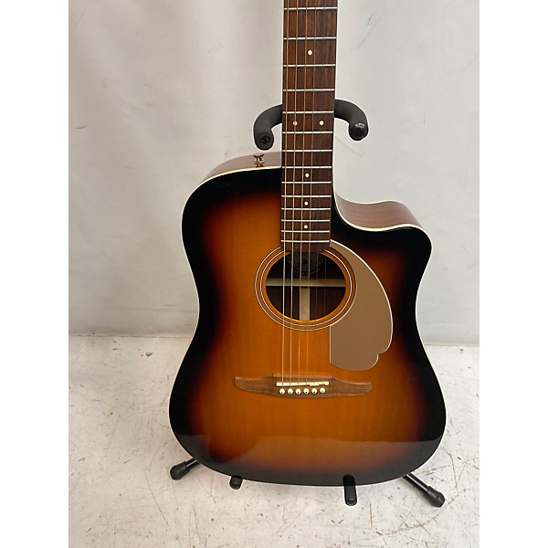 Used Fender Used Fender Redondo Sunburst Acoustic Electric Guitar