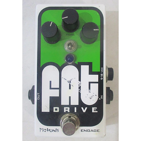 Used Pigtronix Fat Drive Tube Sound Overdrive Effect Pedal