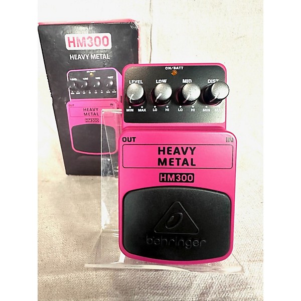 Used Behringer HM300 Heavy Metal Distortion Effect Pedal