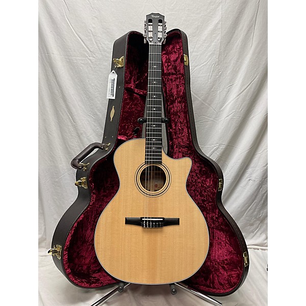 Used Taylor 314CEN Classical Acoustic Electric Guitar Natural Guitar
